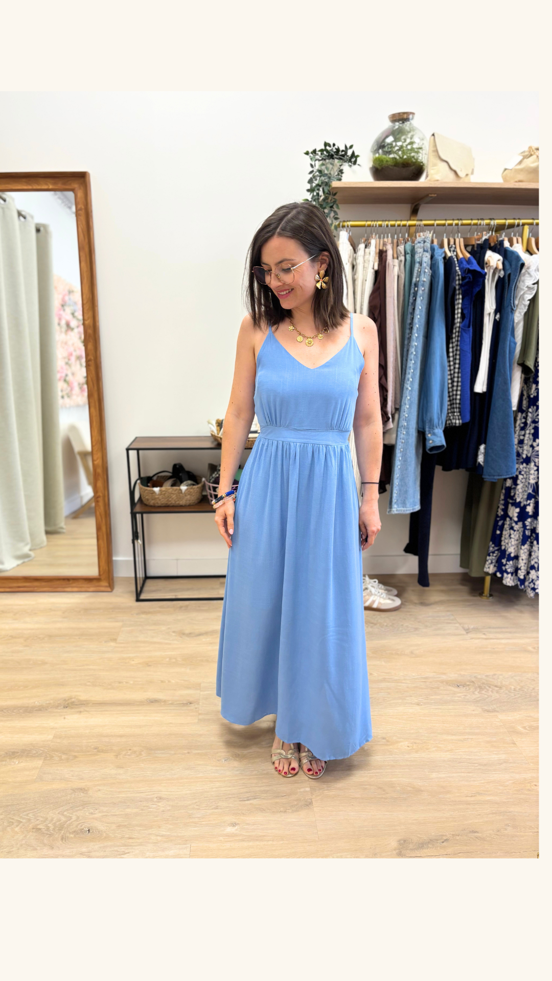 Robe Valérie bleue