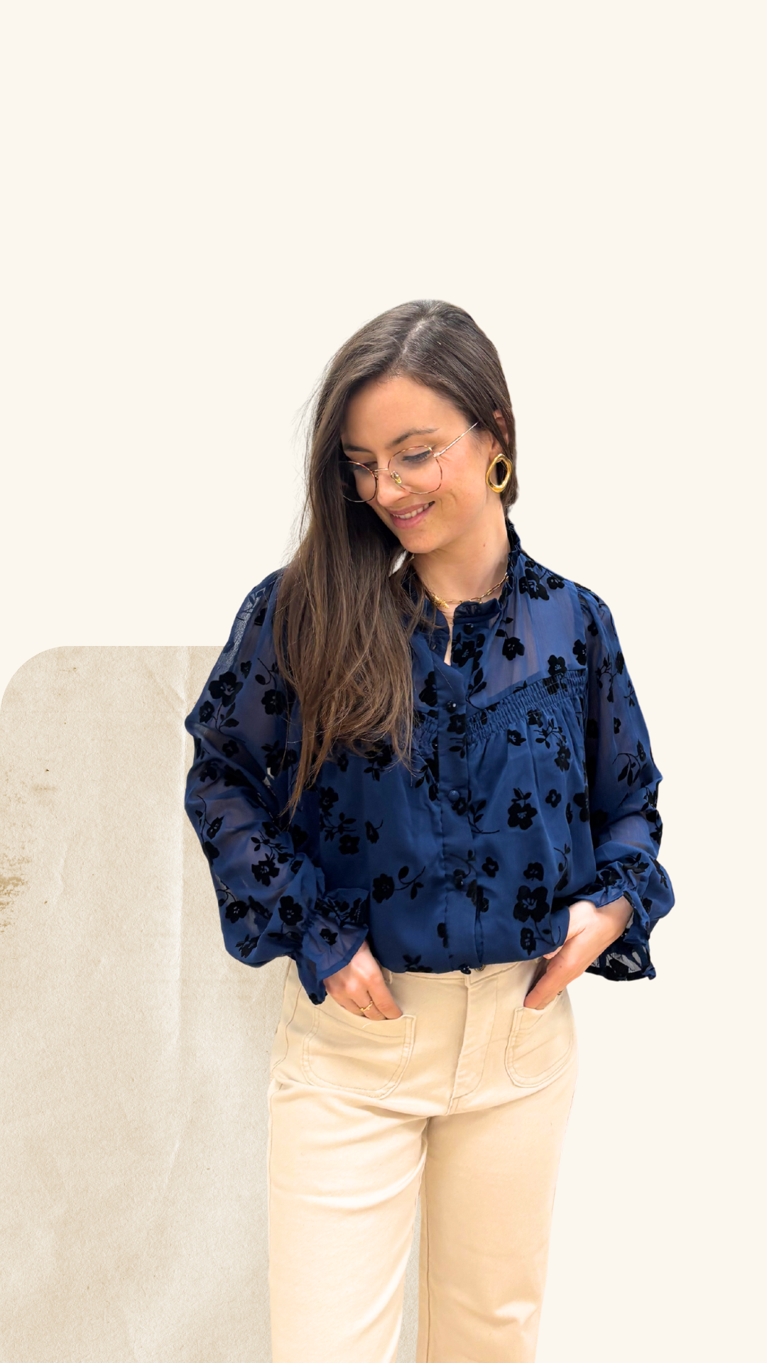 Chemise Apolline bleu