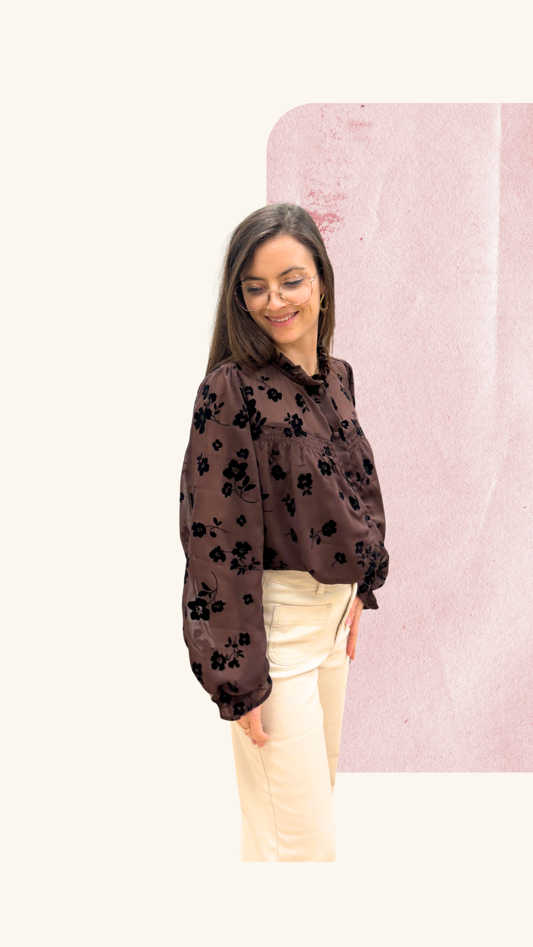 Chemise Apolline chocolat