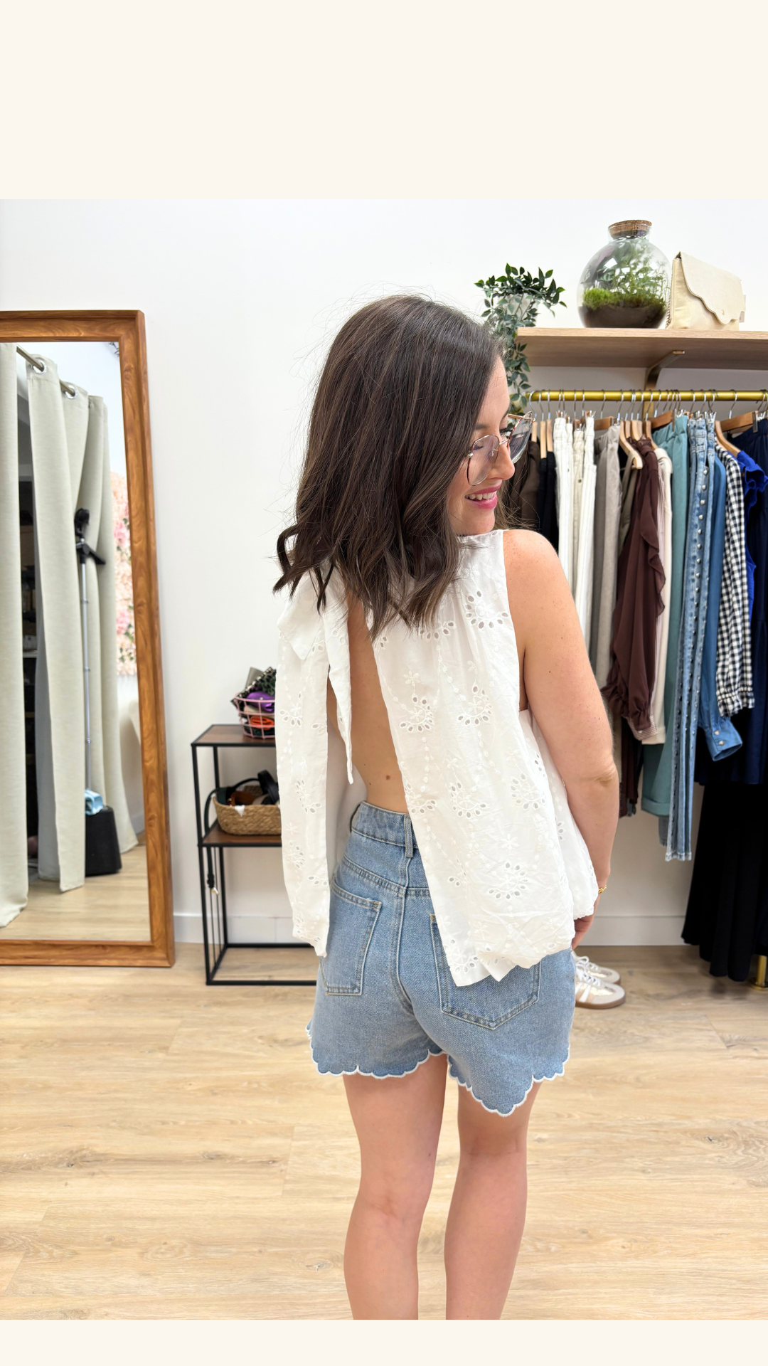 Blouse Sibylle blanche