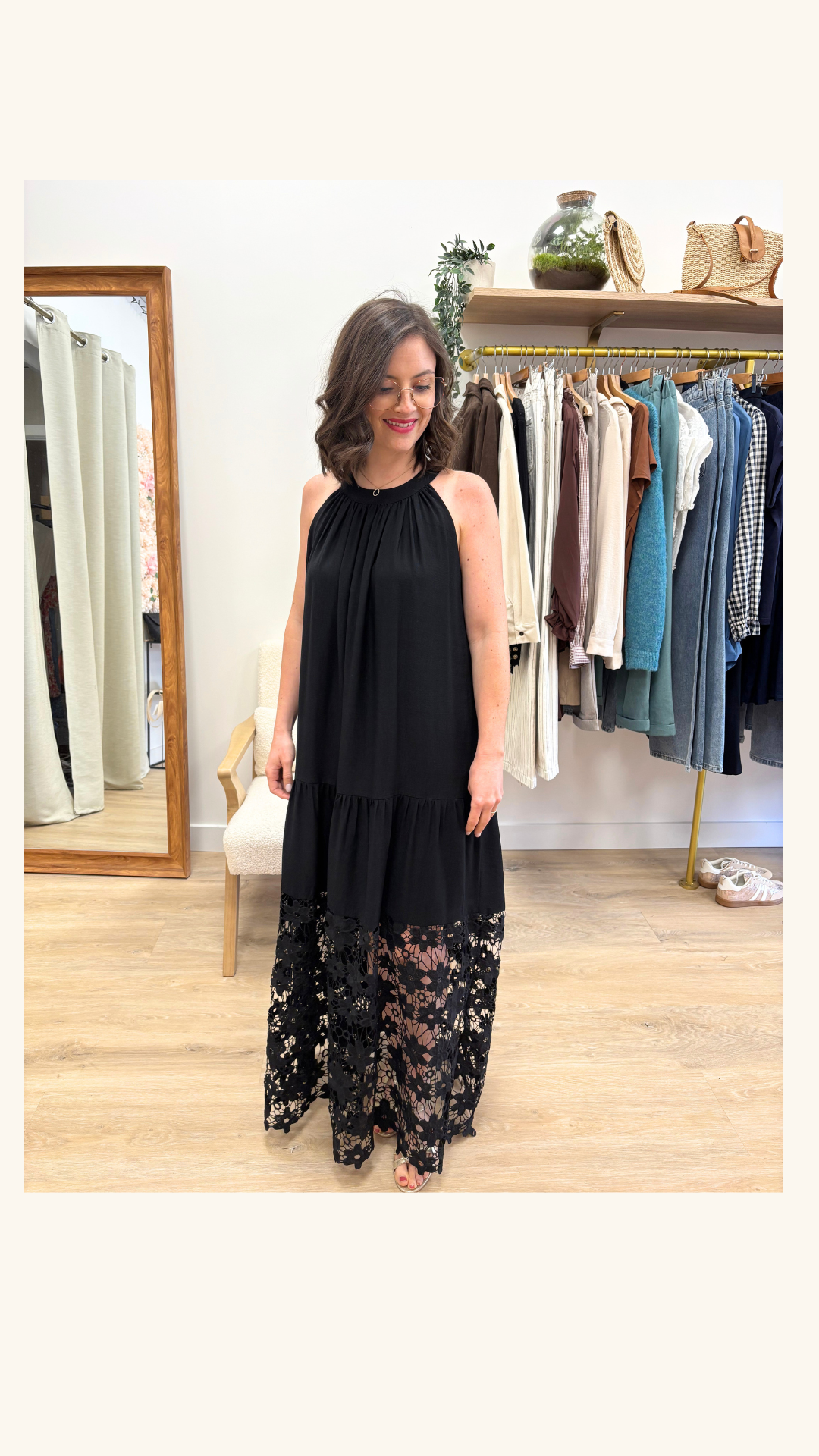 Robe Inès noir