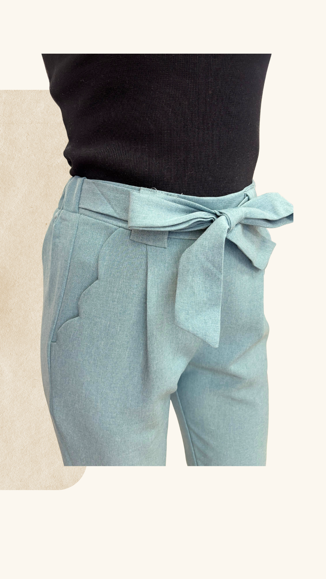 Pantalon Gabriel bleu