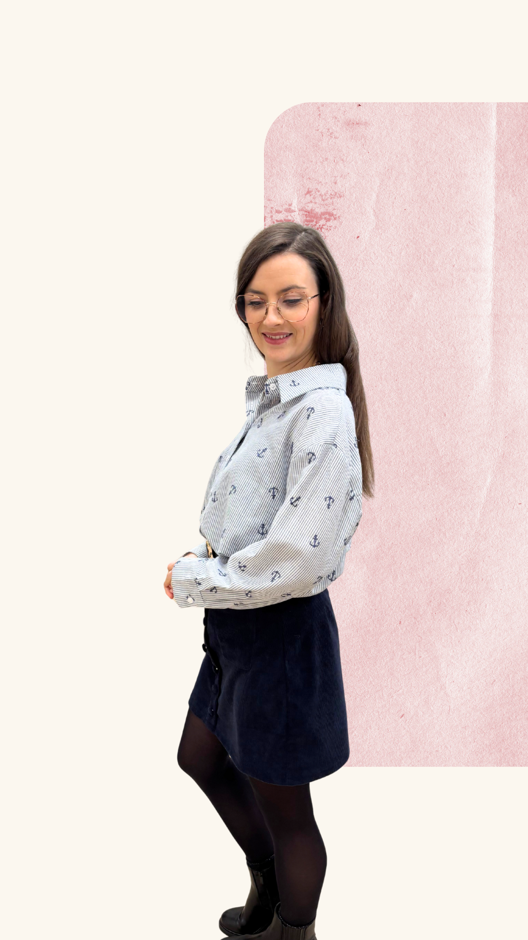 Chemise Bertille marine