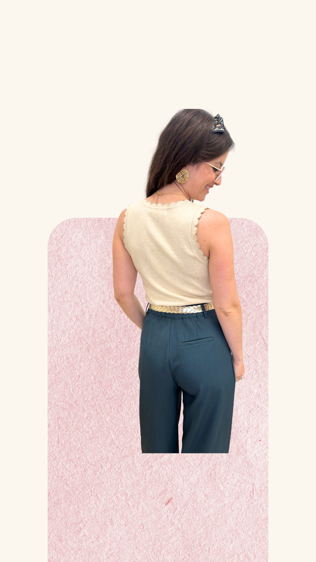 Débardeur Bonnie crème