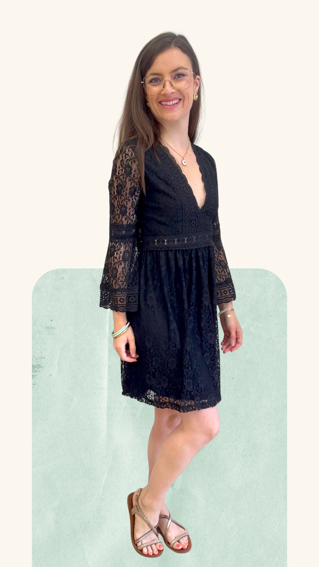Robe Faustine noire