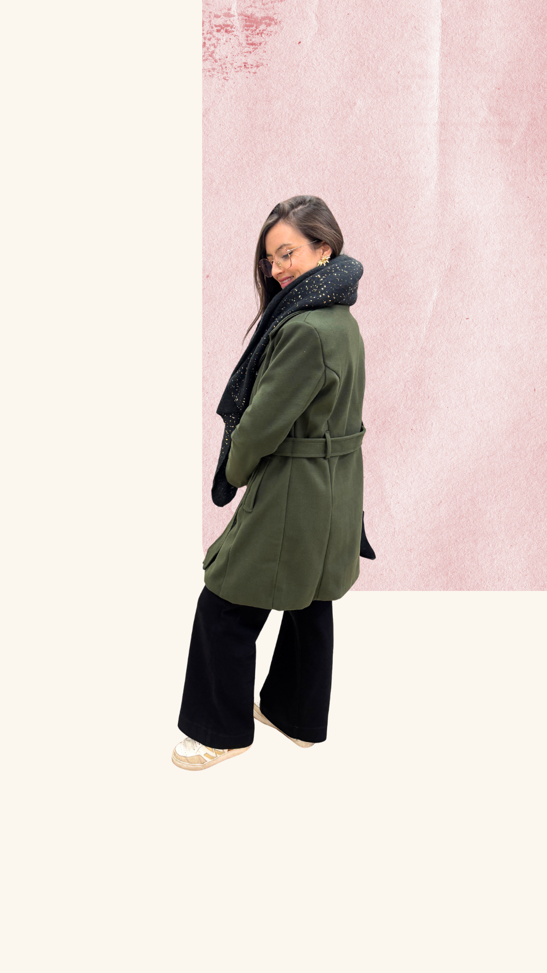 Manteau Sacha kaki