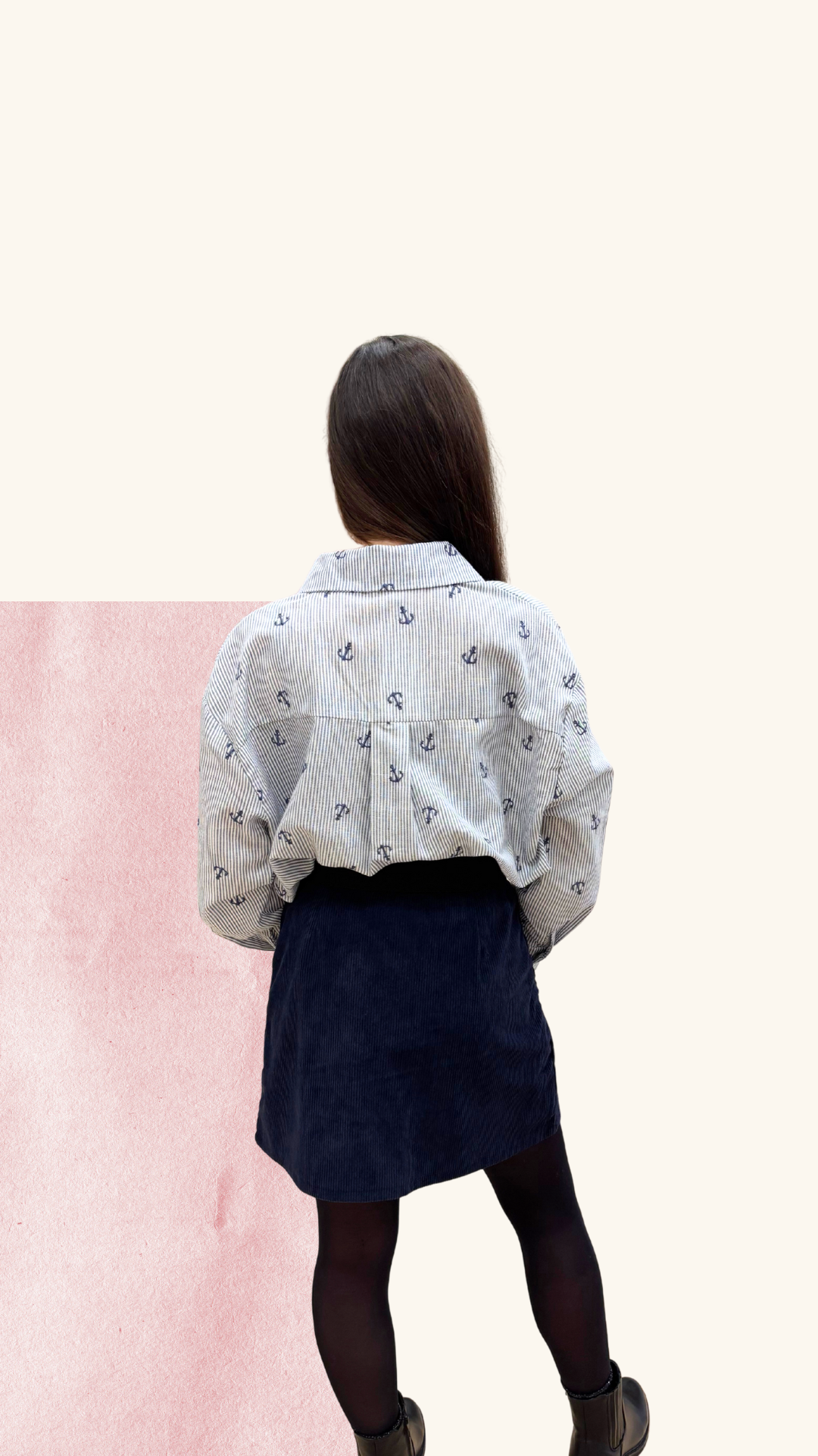 Chemise Bertille marine