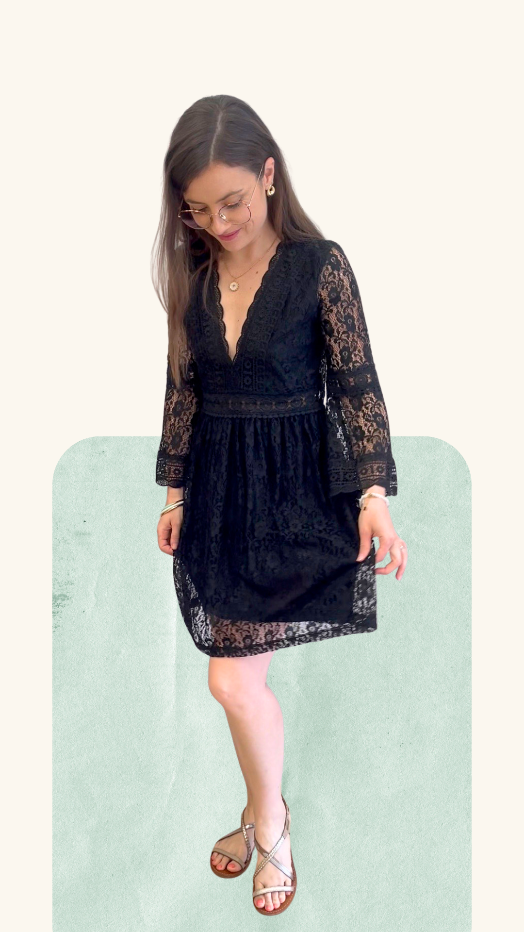 Robe Faustine noire
