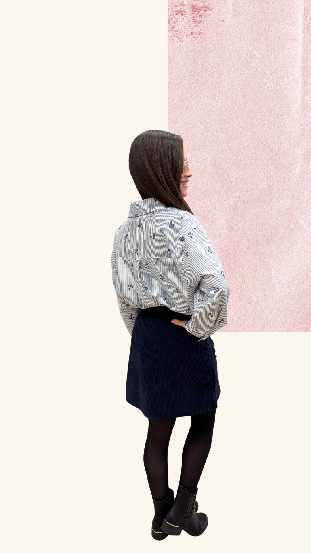 Chemise Bertille marine