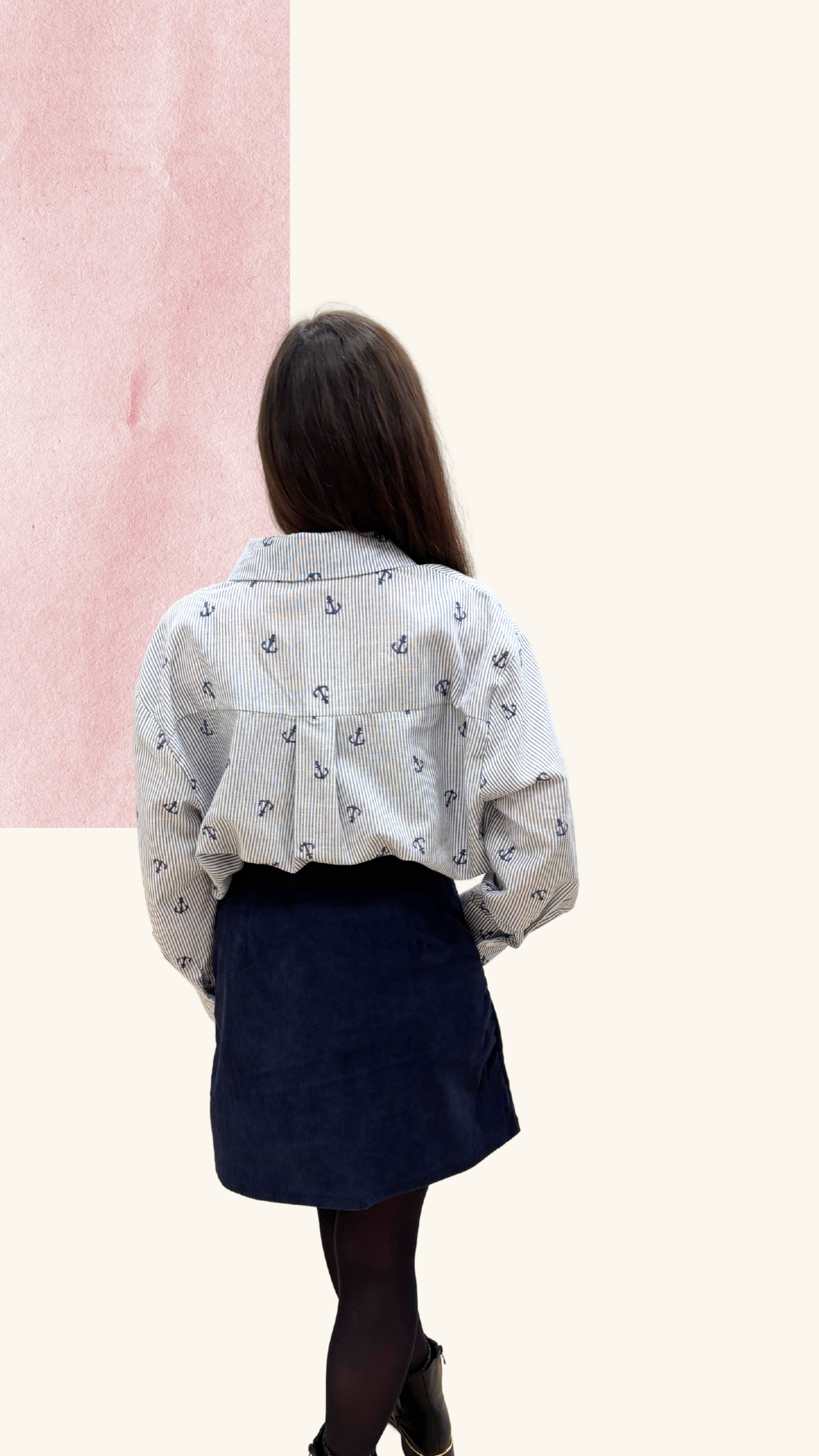 Chemise Bertille marine