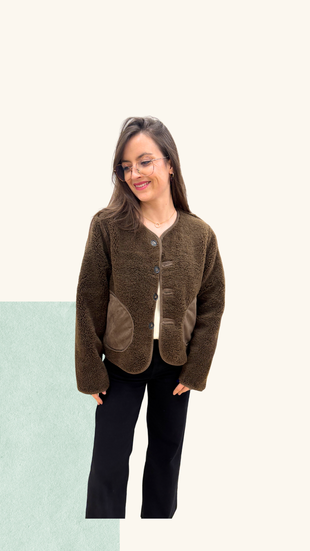 Manteau Cyril chocolat