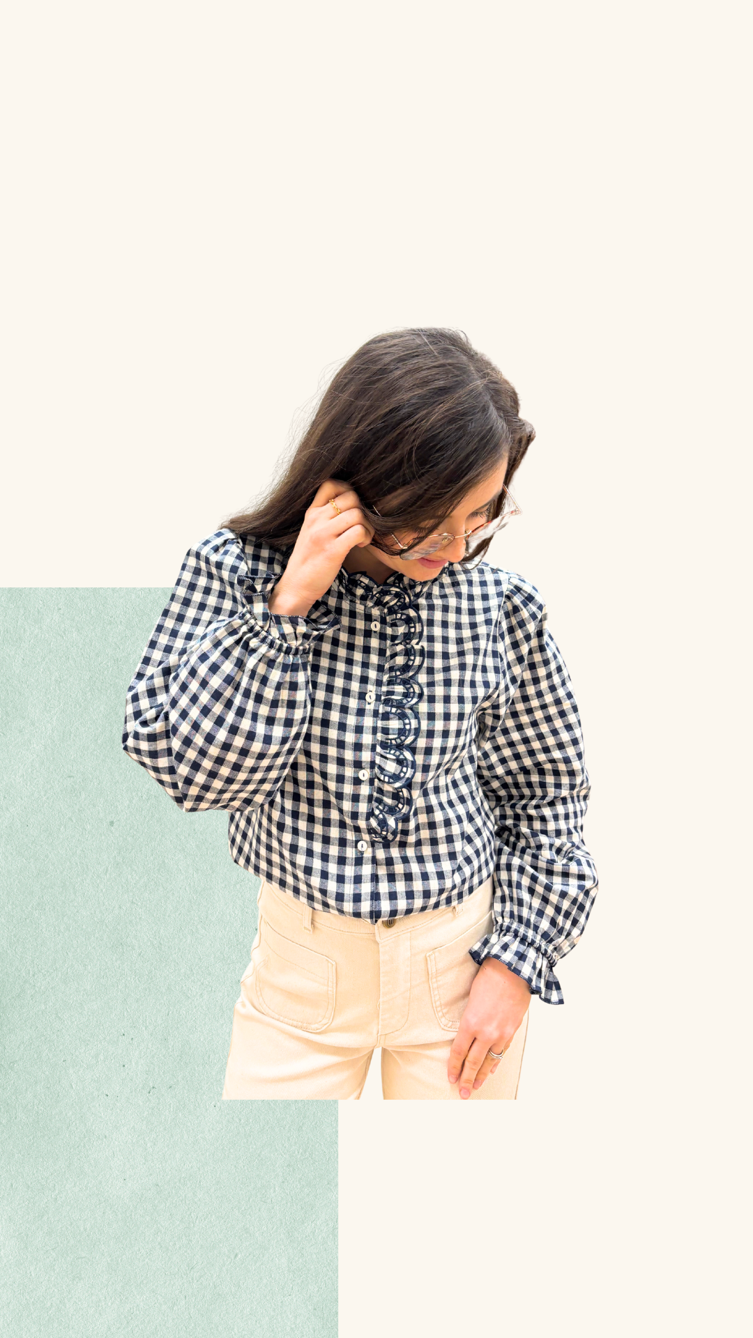 Chemise Floriane marine