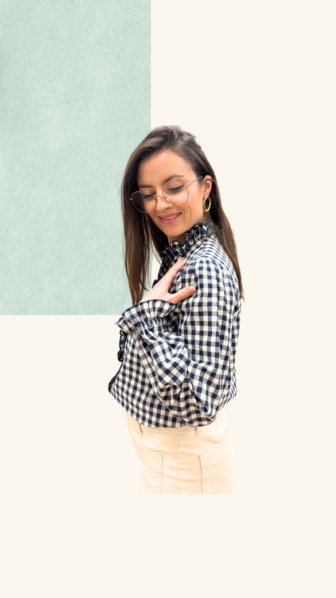 Chemise Floriane marine