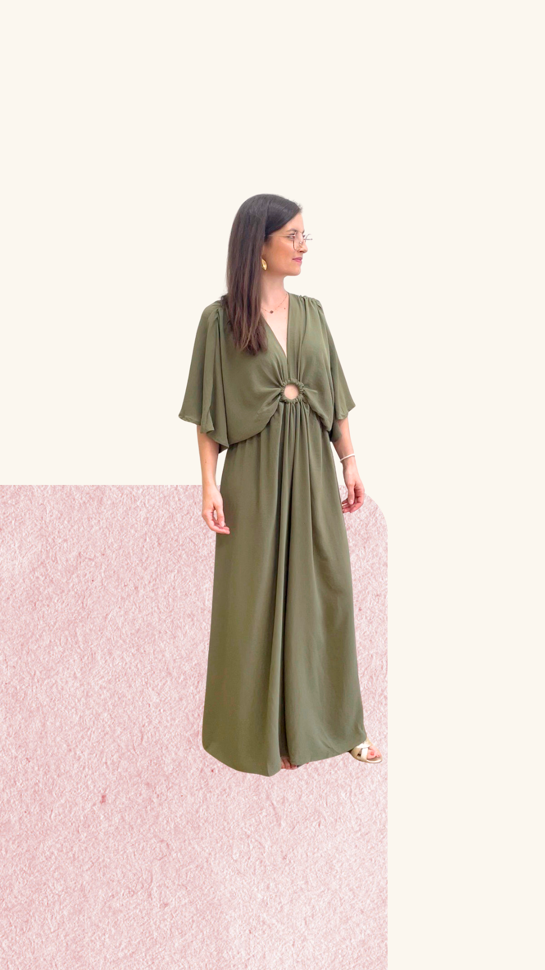 Combi pantalon Romy kaki