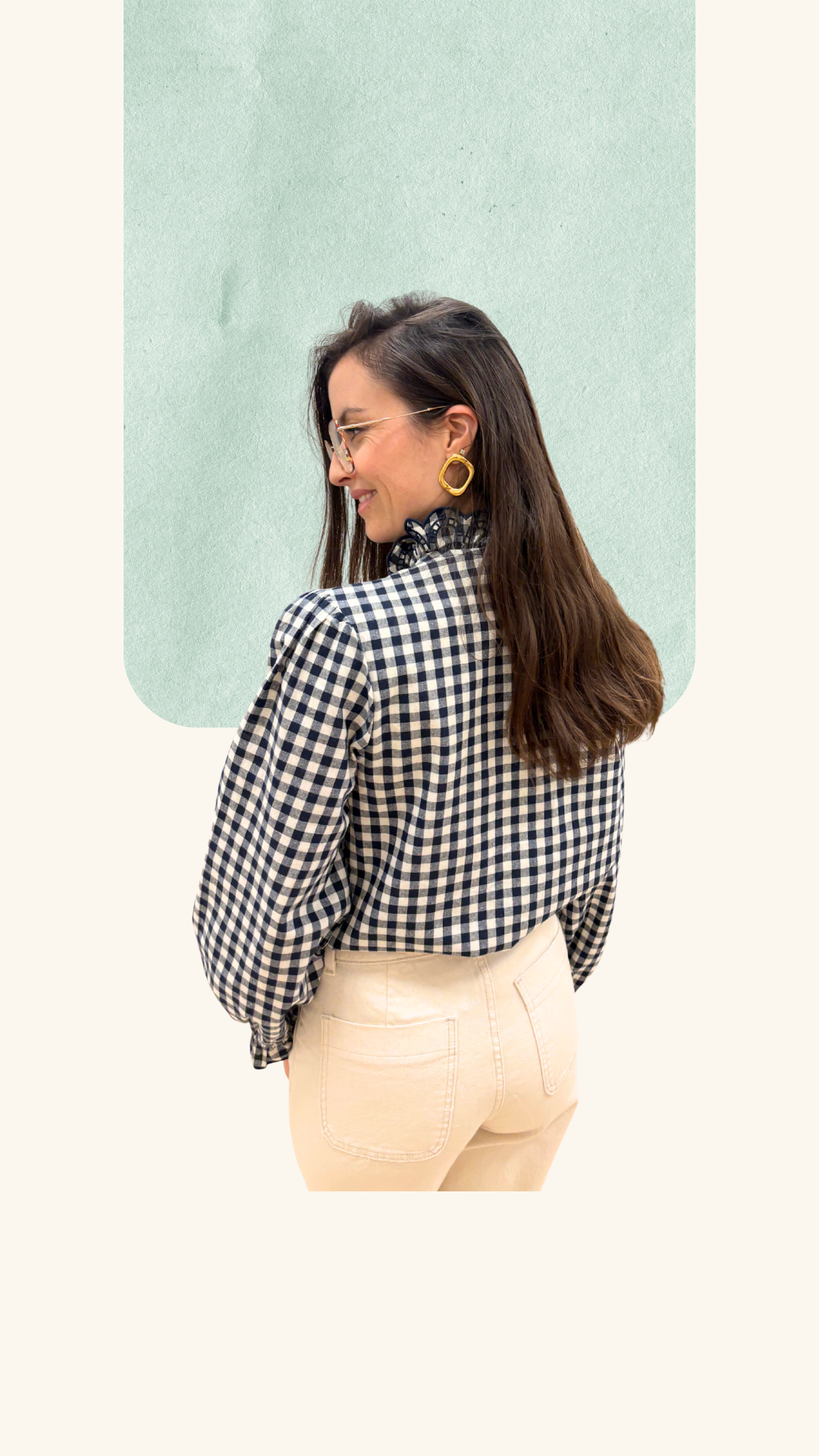 Chemise Floriane marine