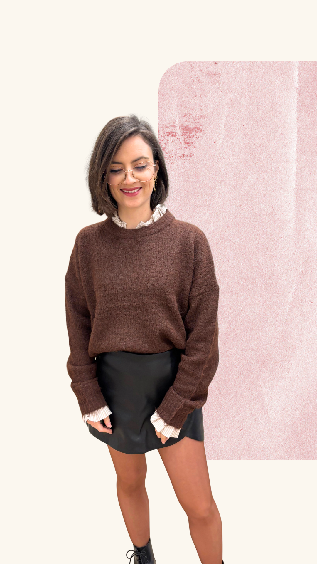 Pull Garance chocolat