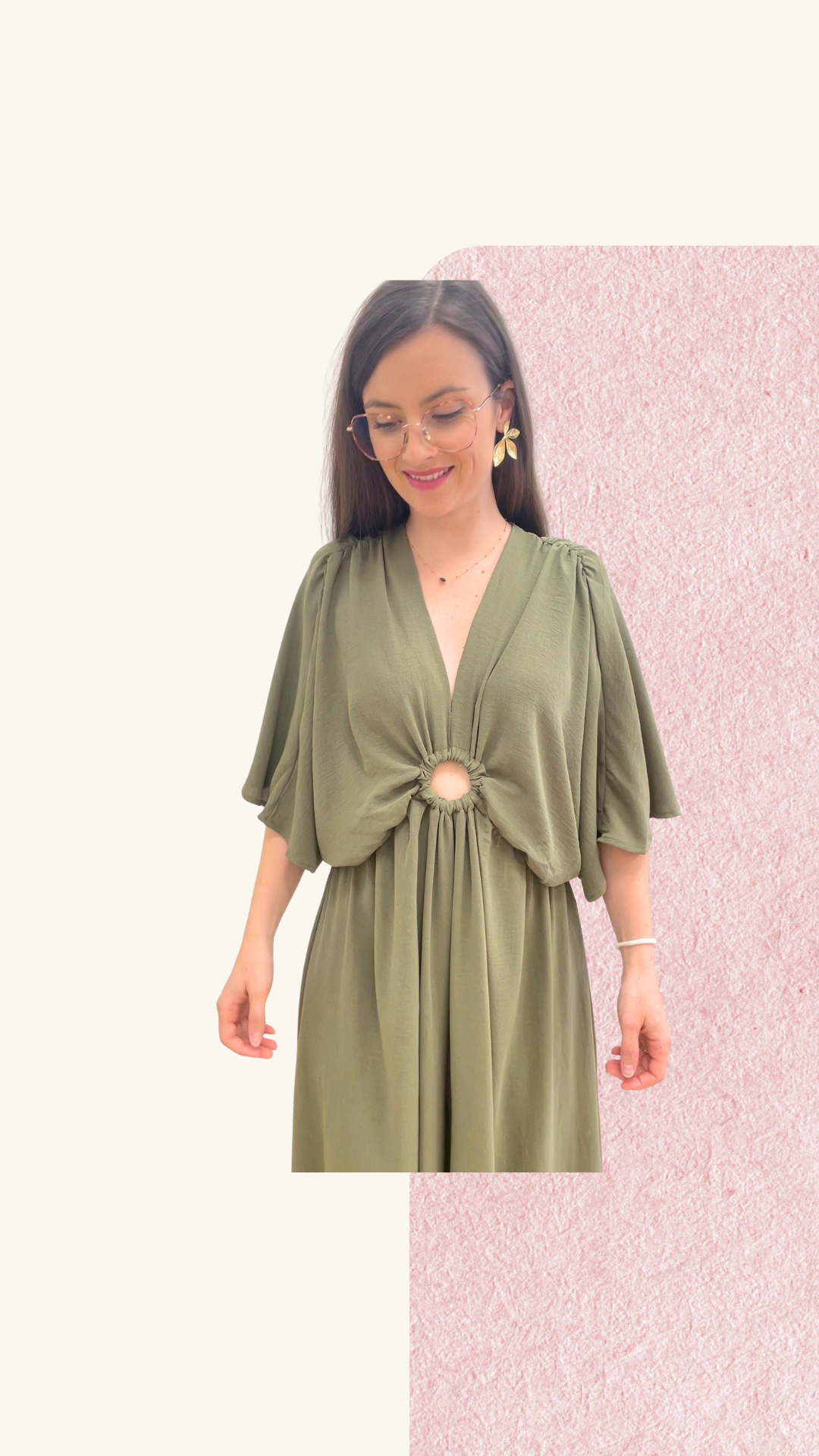 Combi pantalon Romy kaki