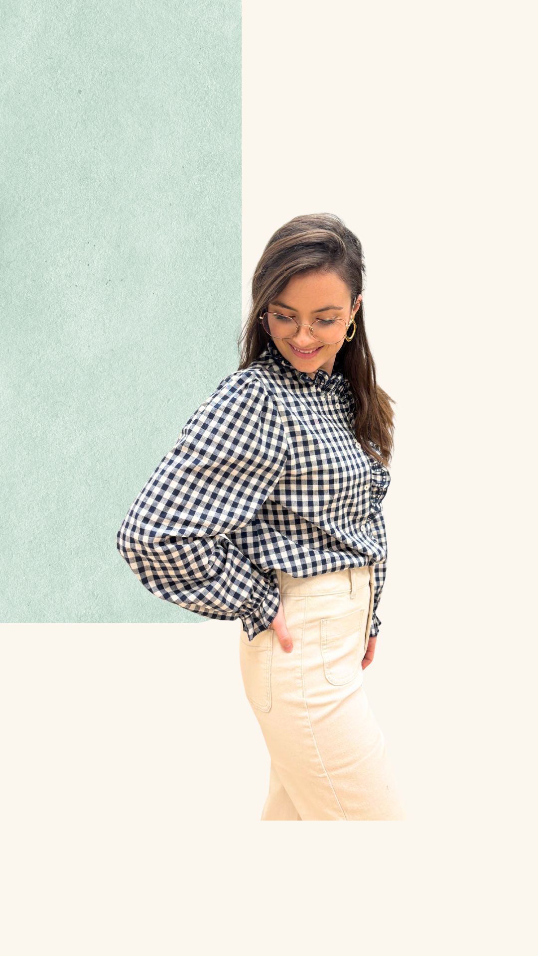 Chemise Floriane marine