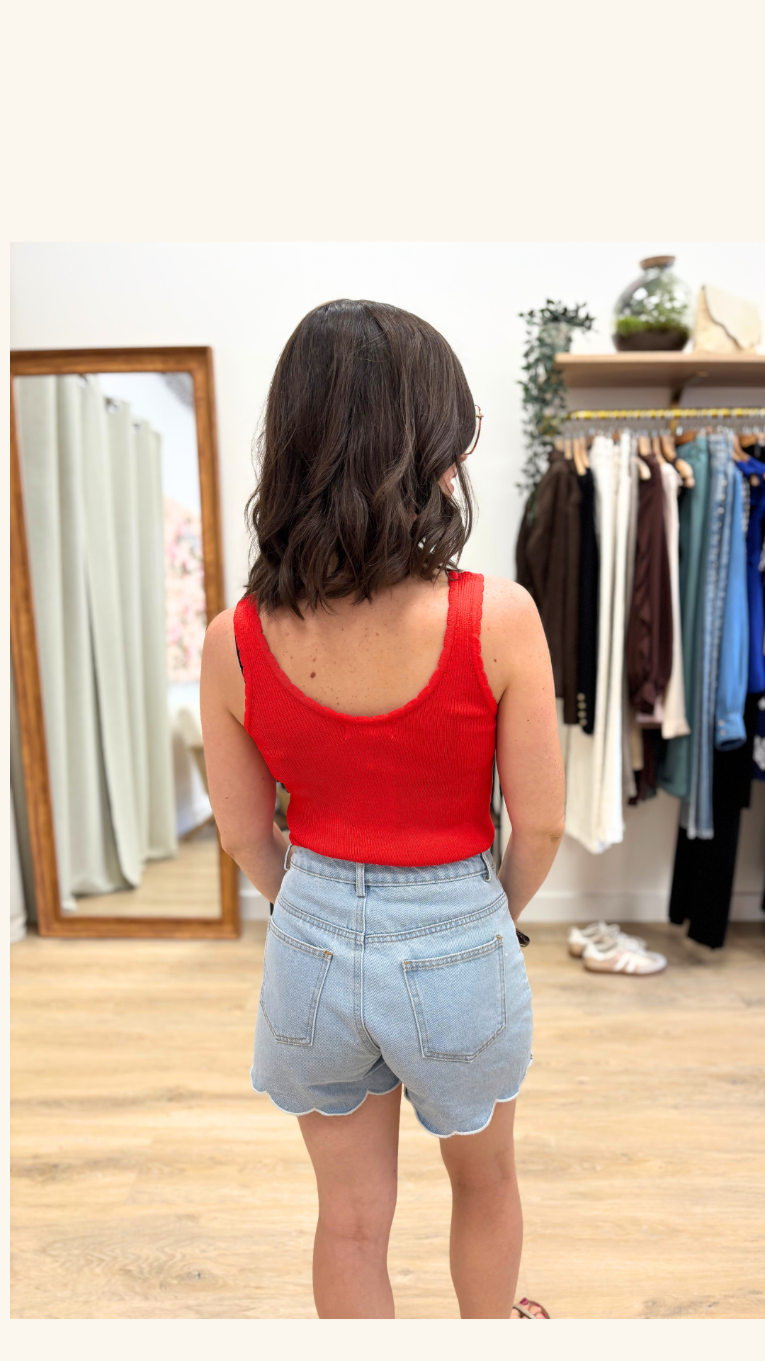 Top Cathy rouge