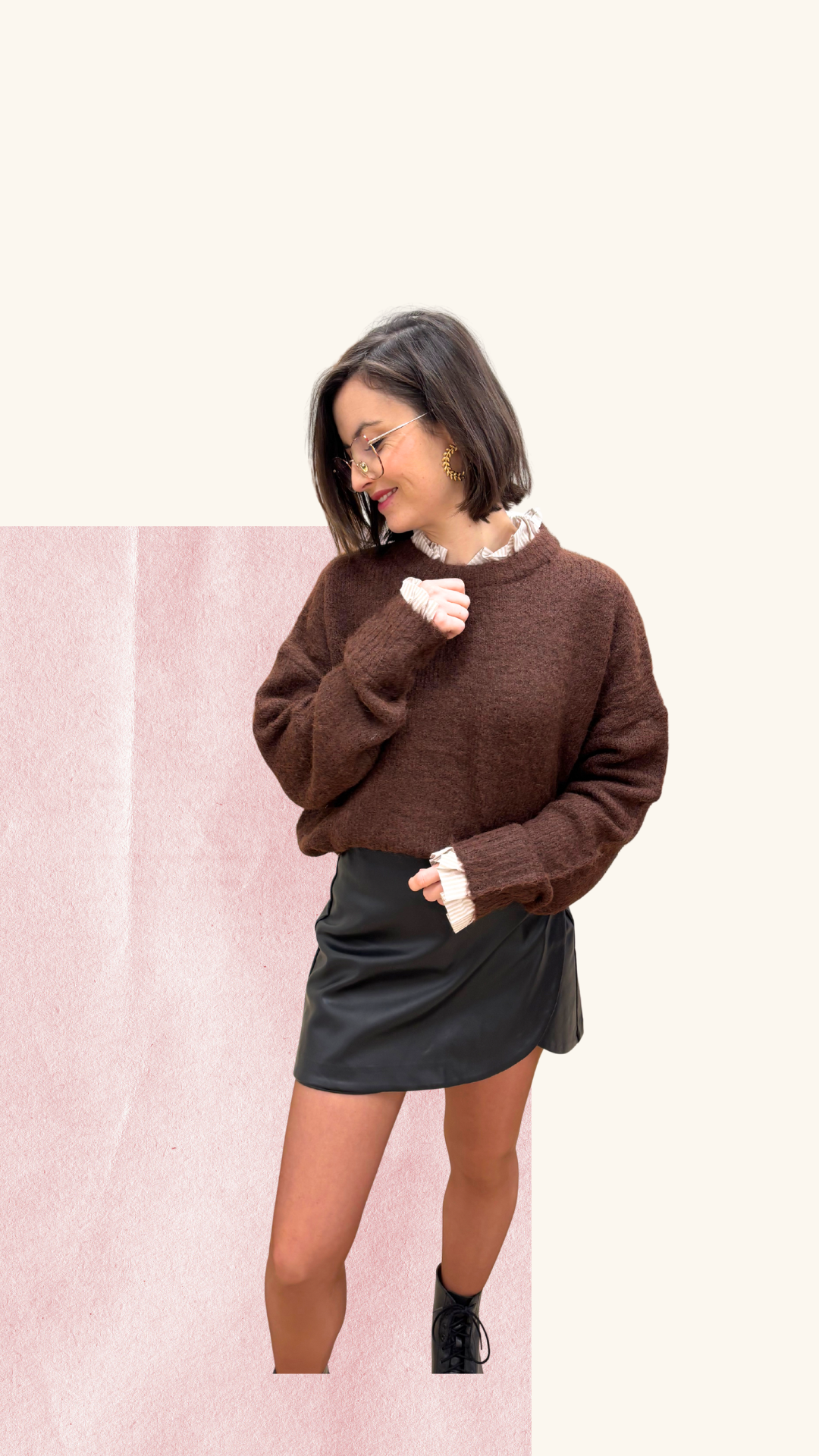 Pull Garance chocolat