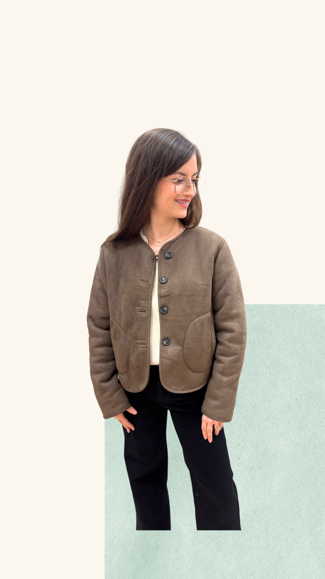 Manteau Cyril chocolat