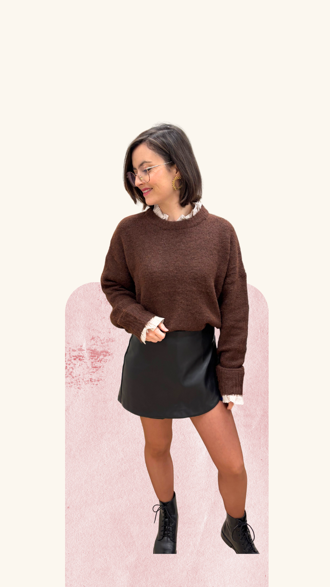 Pull Garance chocolat