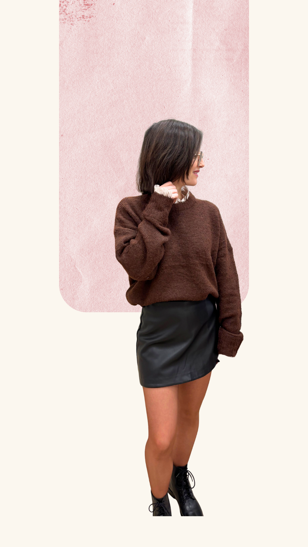 Pull Garance chocolat