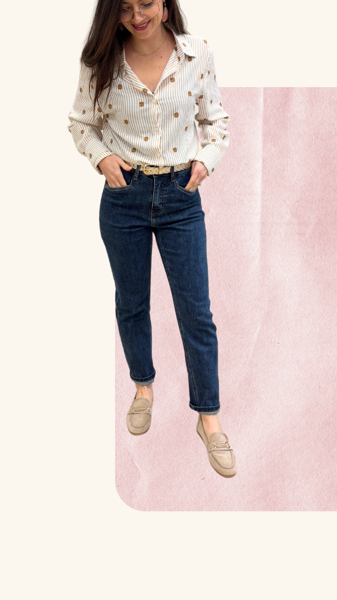 Jean Mila cigarette denim