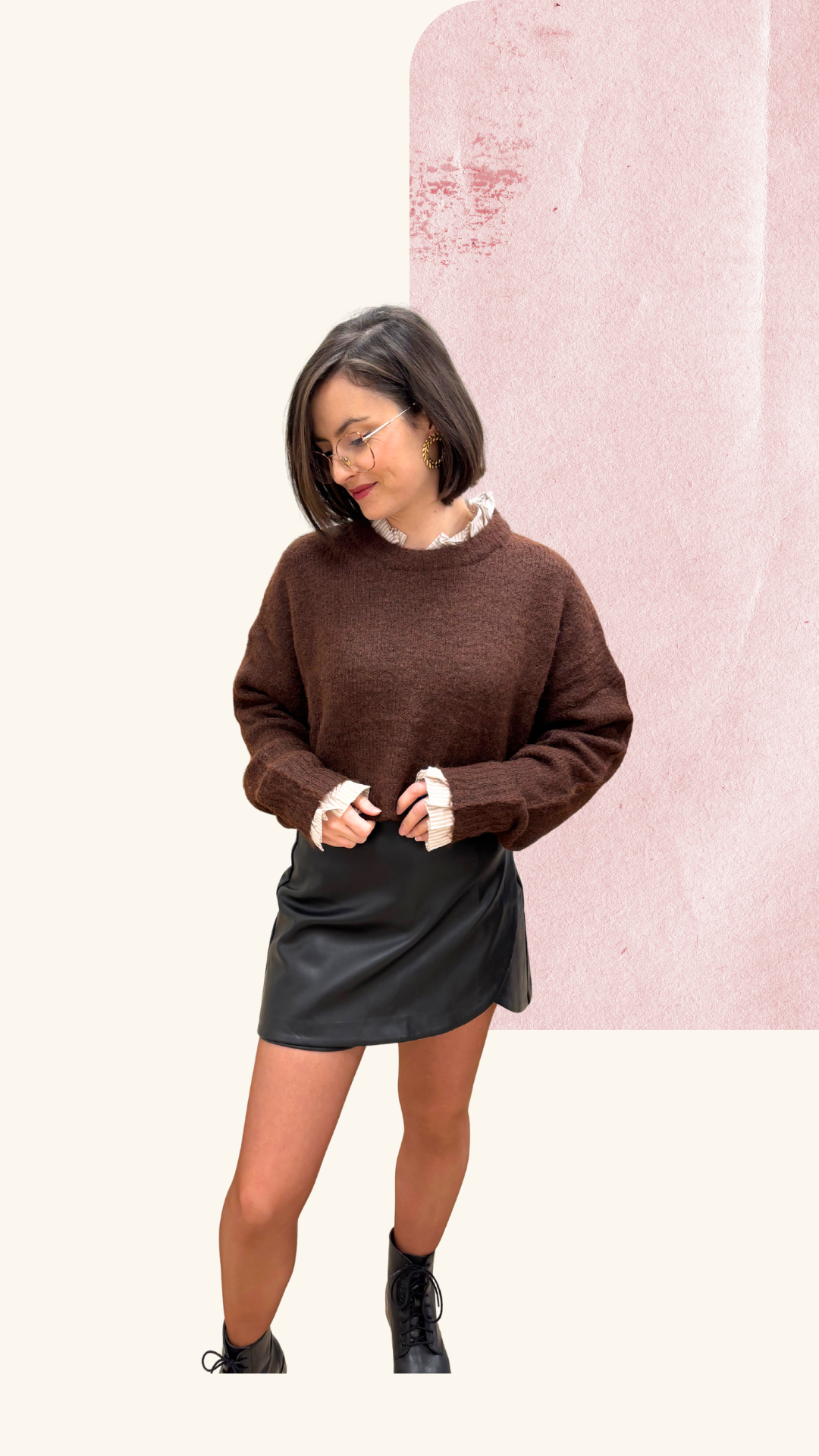 Pull Garance chocolat