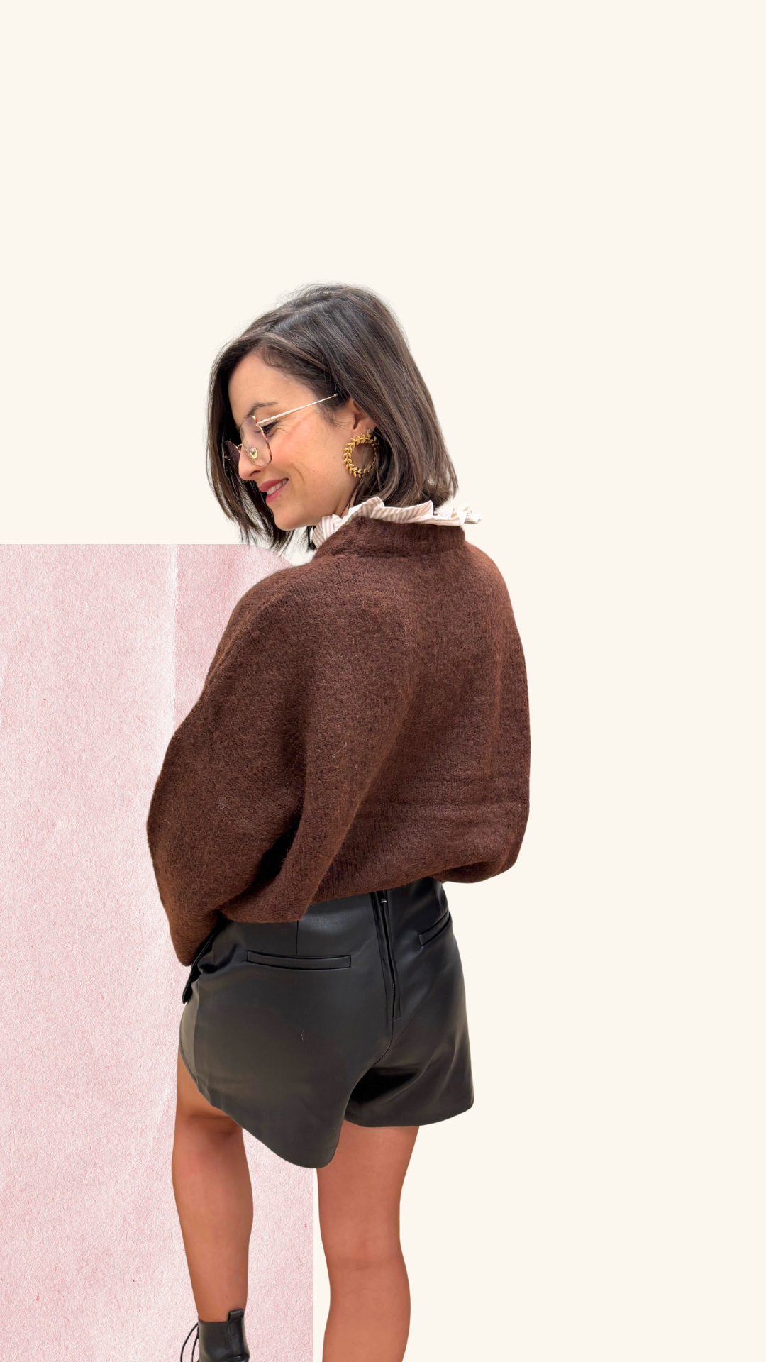Pull Garance chocolat