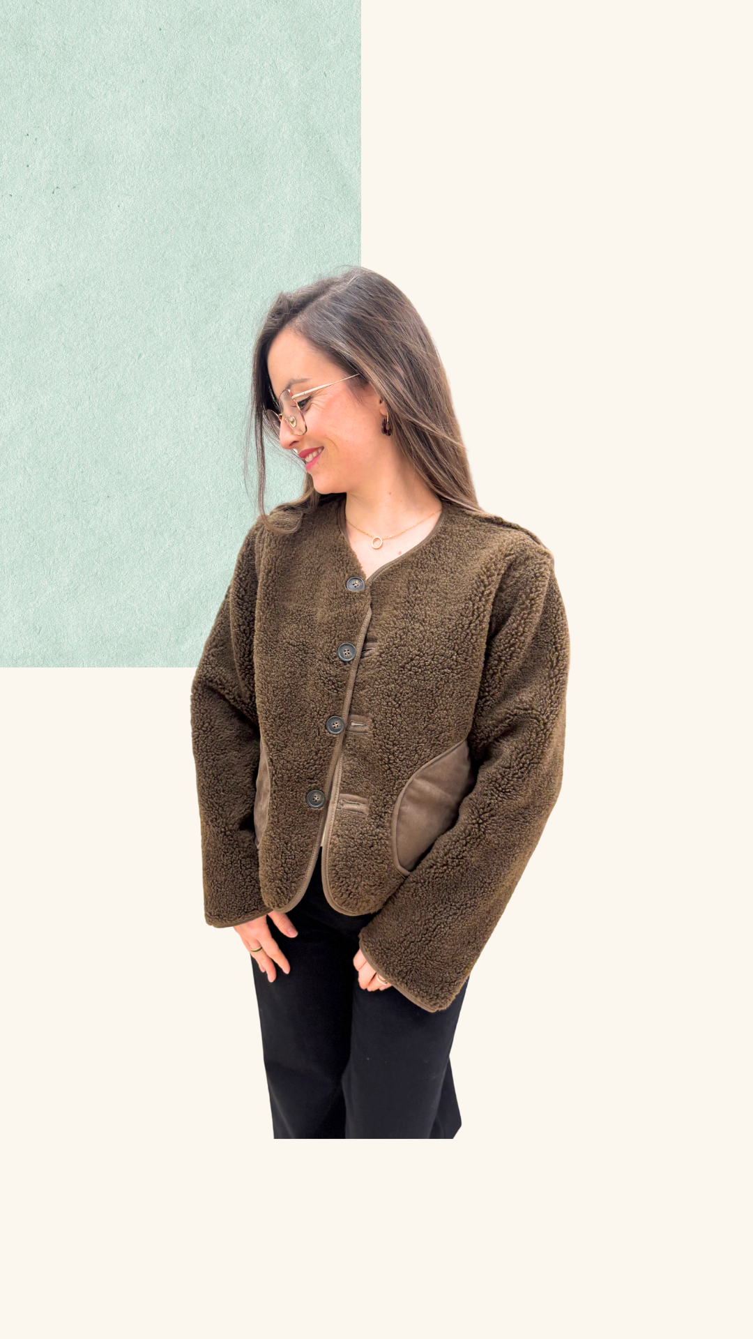 Manteau Cyril chocolat