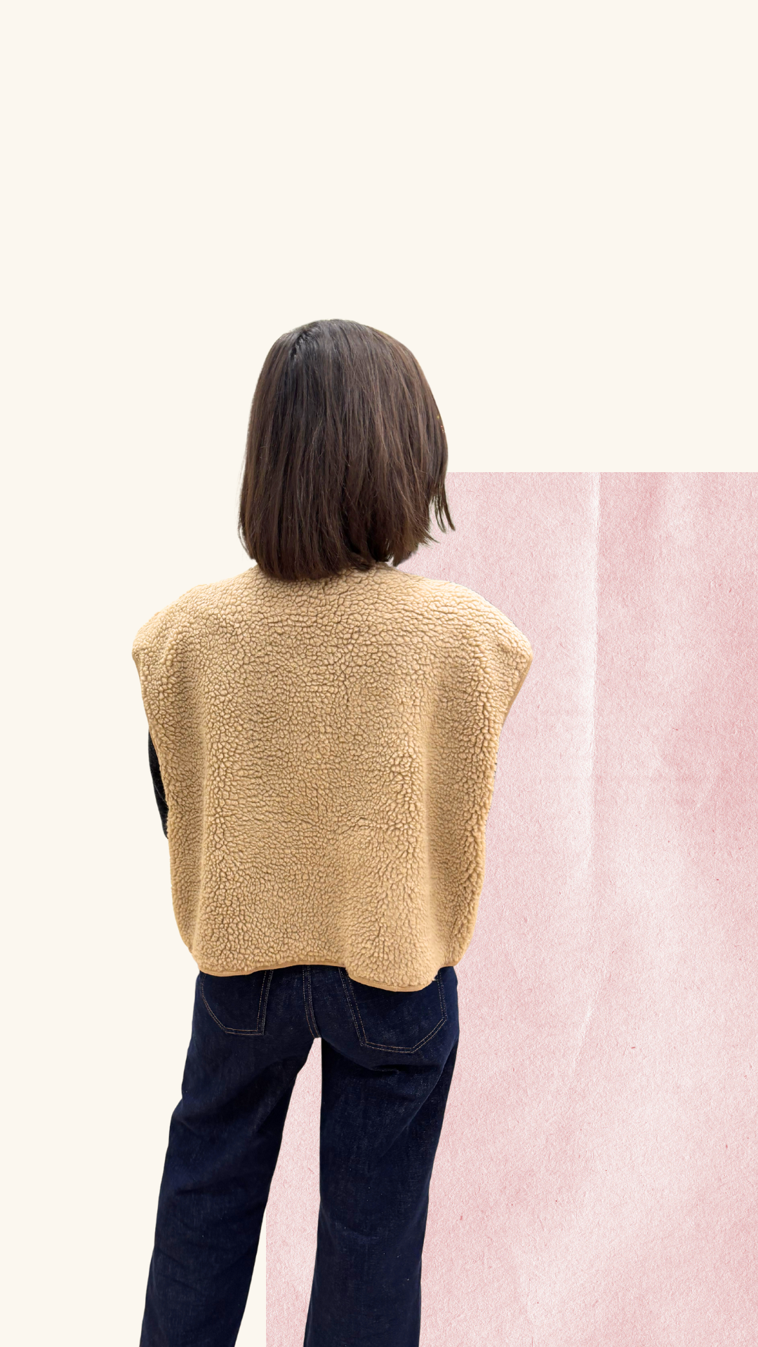 Gilet berger Béryl beige