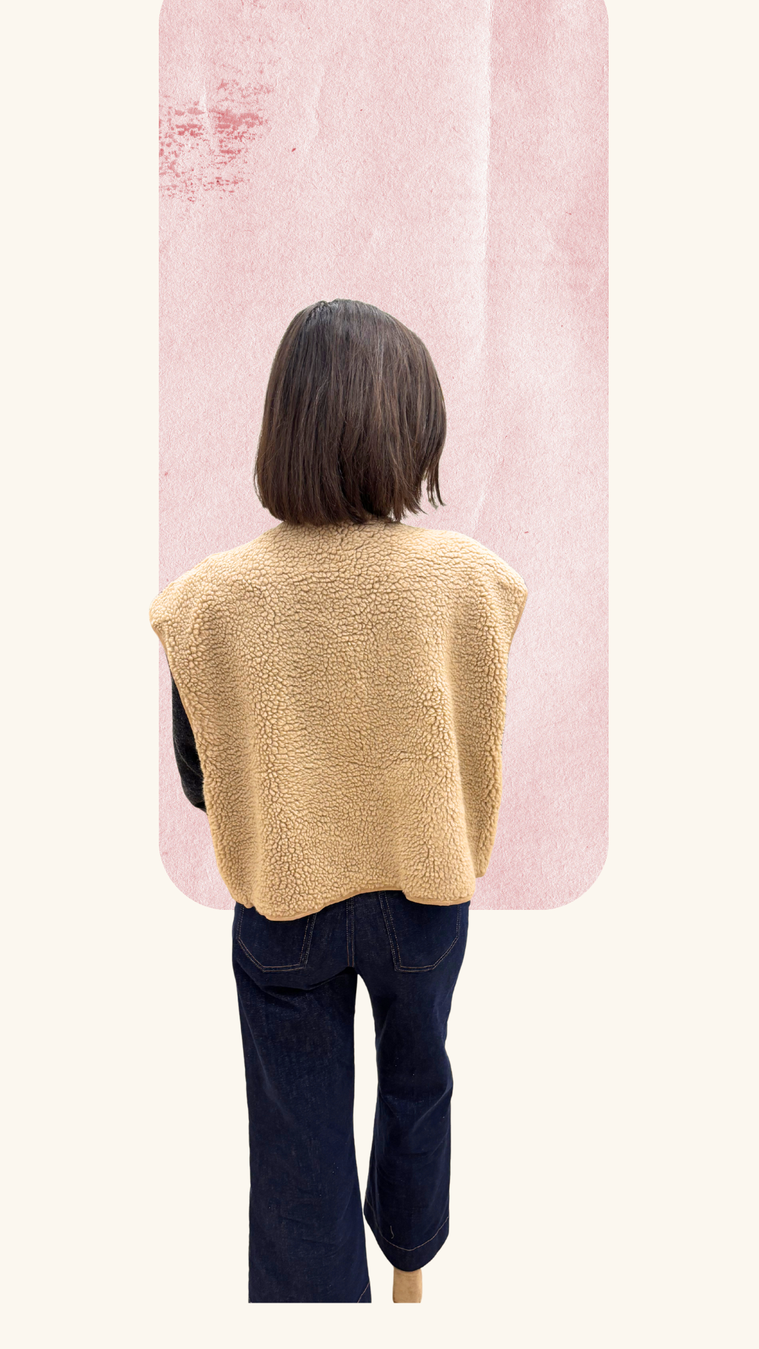 Gilet berger Béryl beige