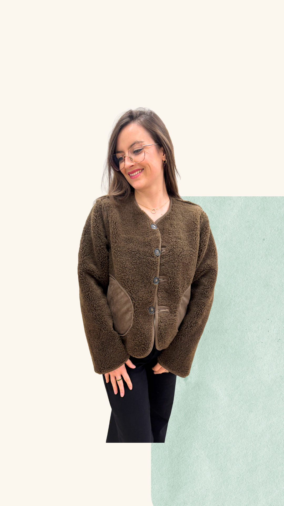 Manteau Cyril chocolat