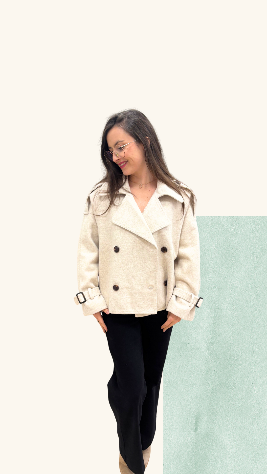 Manteau Moïra beige