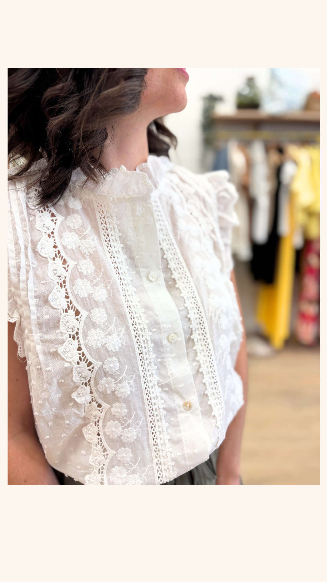 Blouse Anaïs blanche