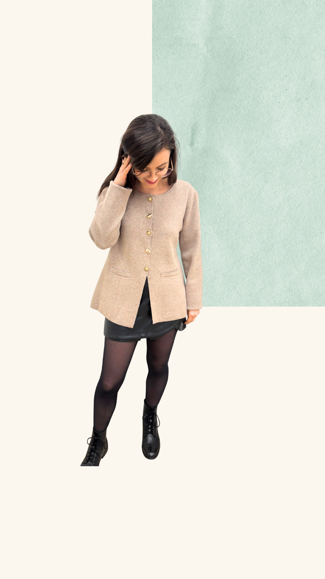 Gilet Céleste taupe