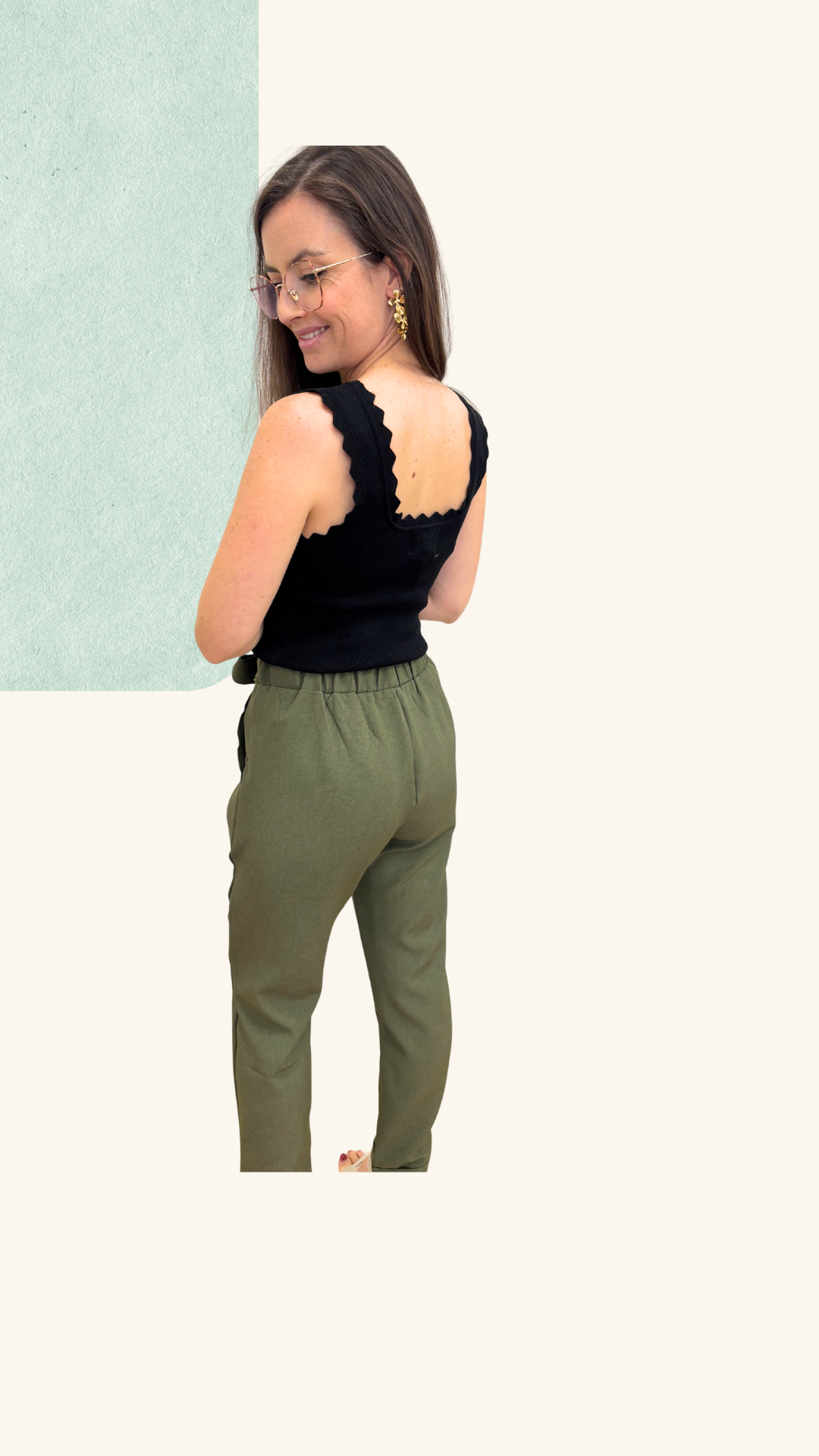 Pantalon Gabriel kaki