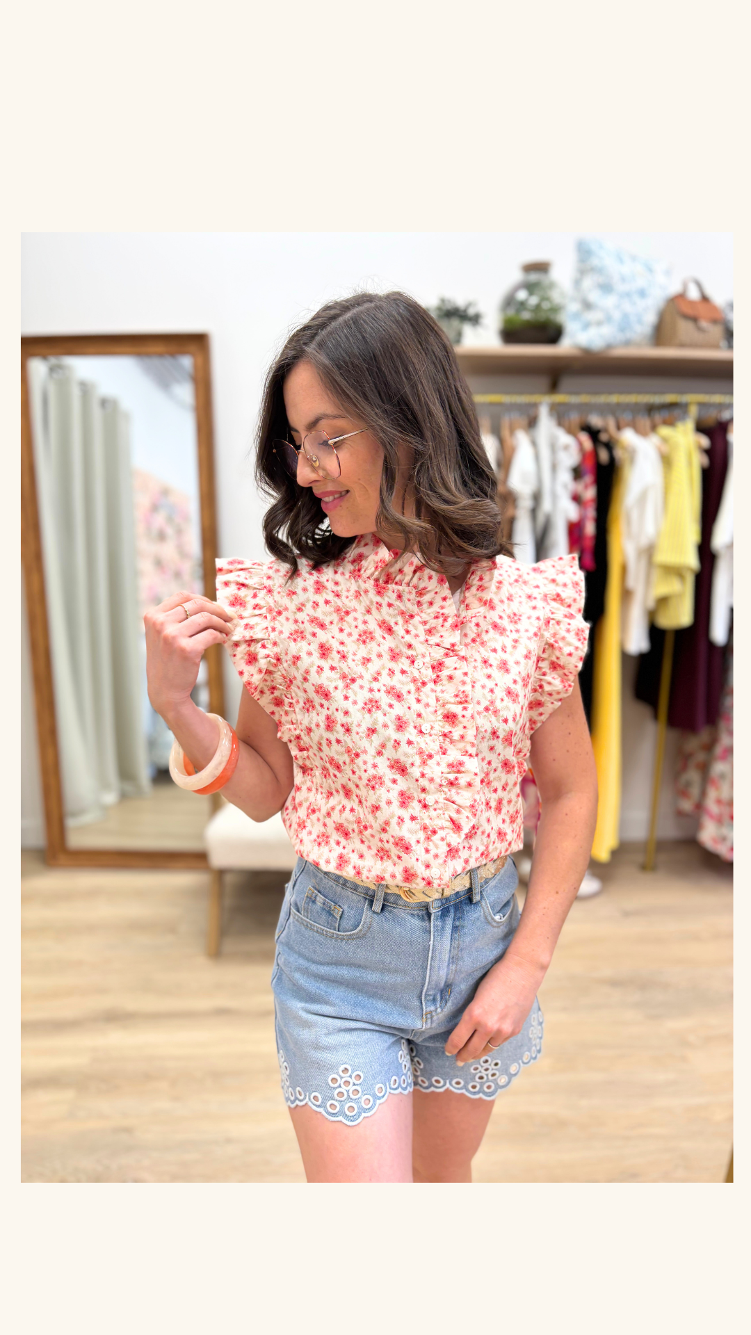Blouse Sylvie rose