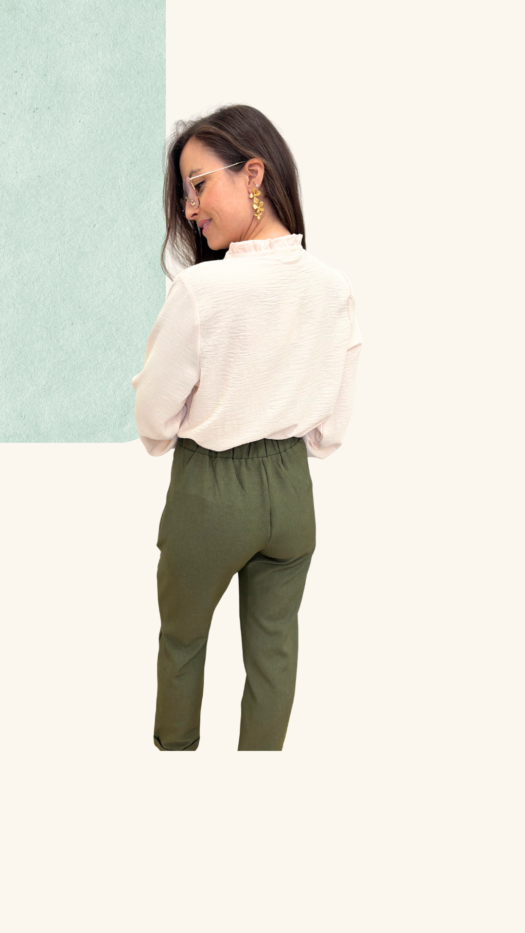 Pantalon Gabriel kaki