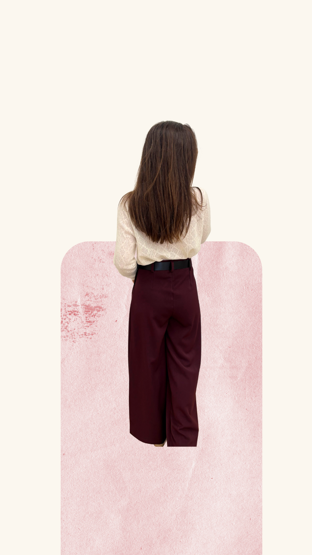 Pantalon David bordeaux