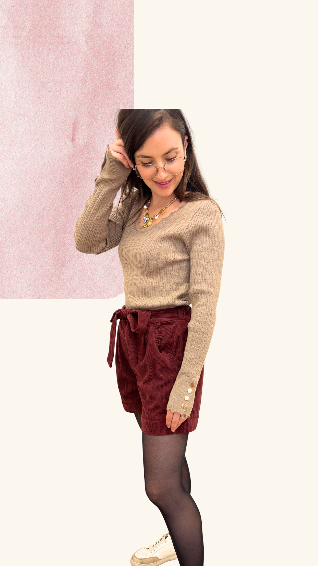 Pull Livia taupe