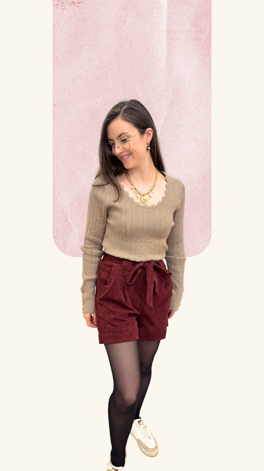 Pull Livia taupe