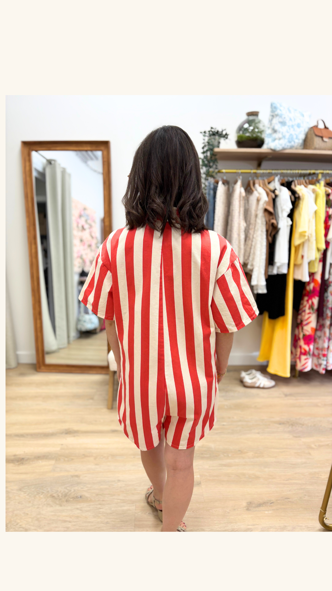 Combishort Sophie rouge