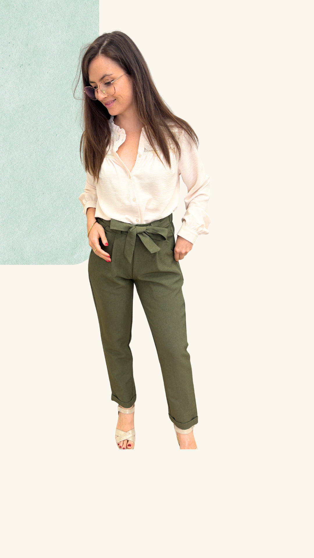 Pantalon Gabriel kaki