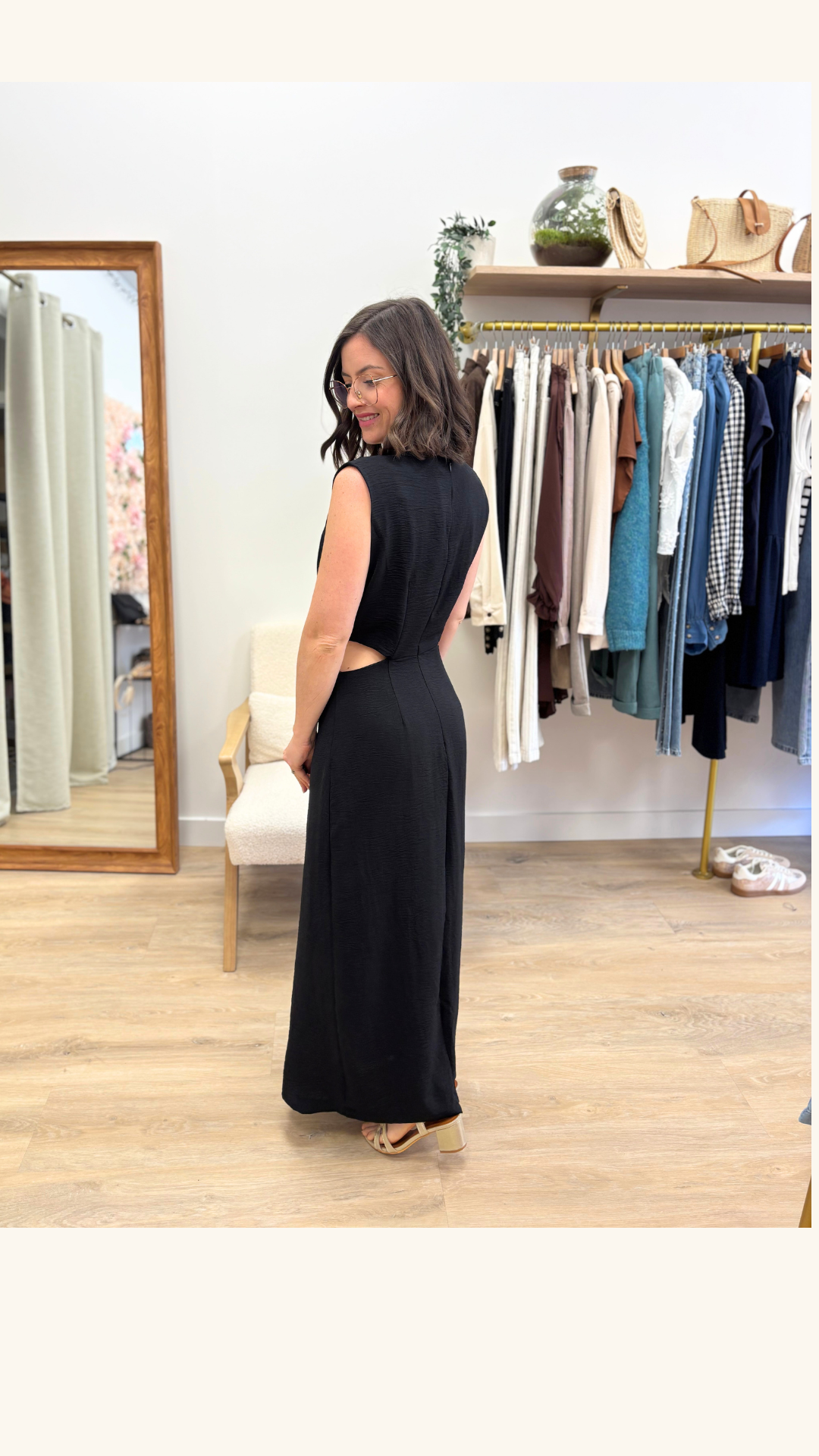 Robe longue Sonia noir