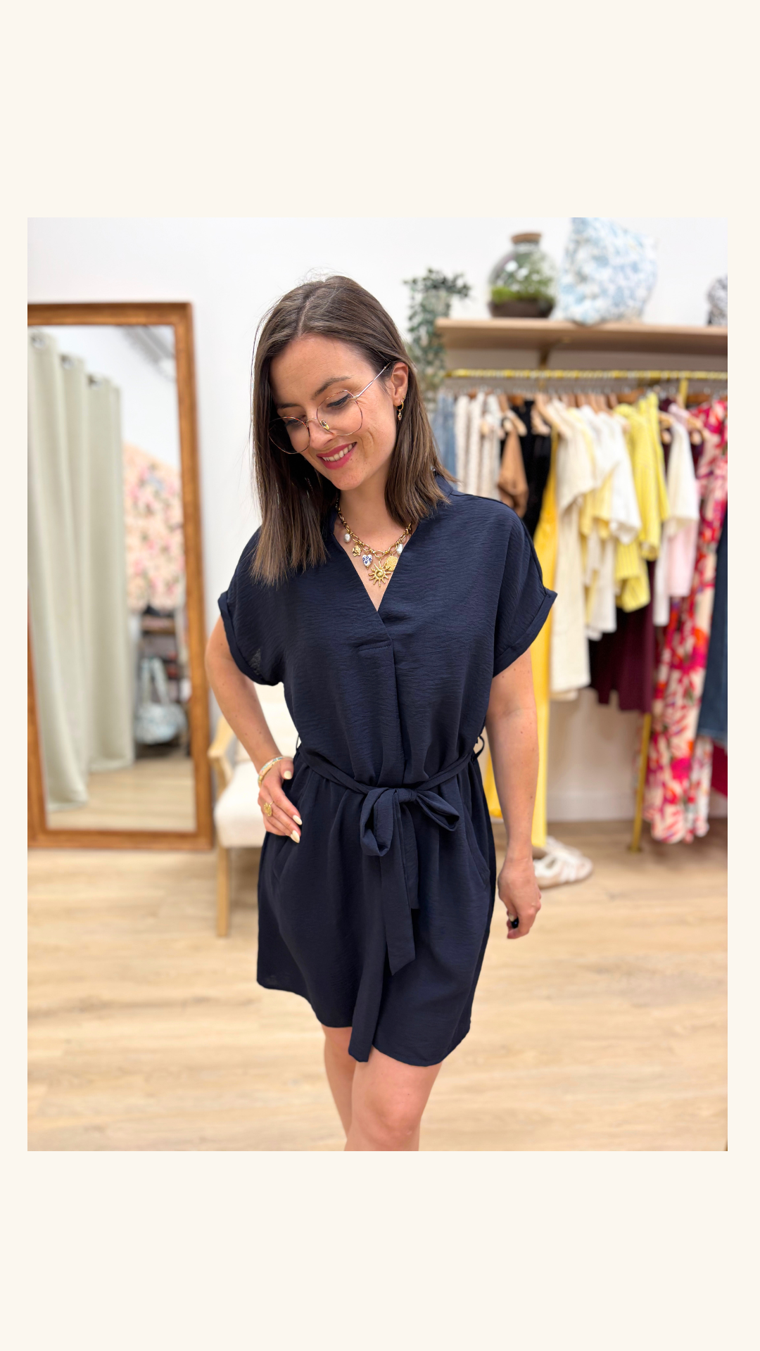 Robe Salomé marine