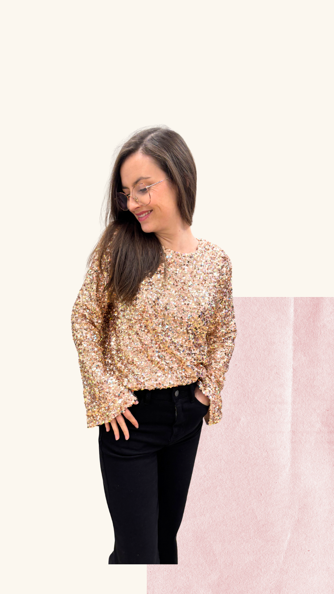 Blouse Maxine dorée