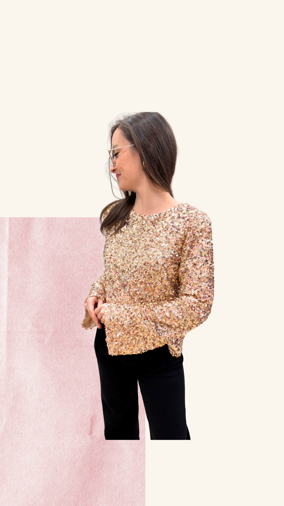 Blouse Maxine dorée