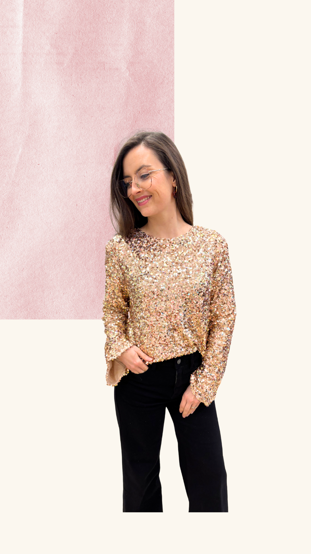 Blouse Maxine dorée